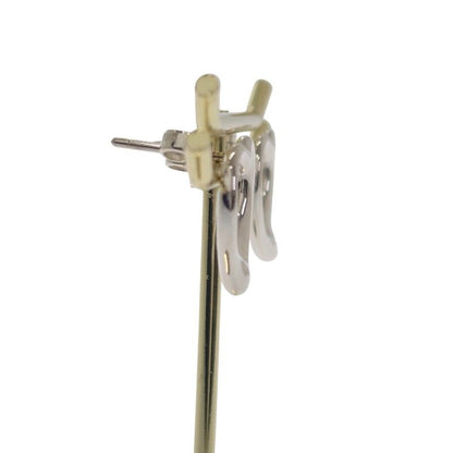 Tiffany & Co Open Heart Earrings Silver 925 Women's