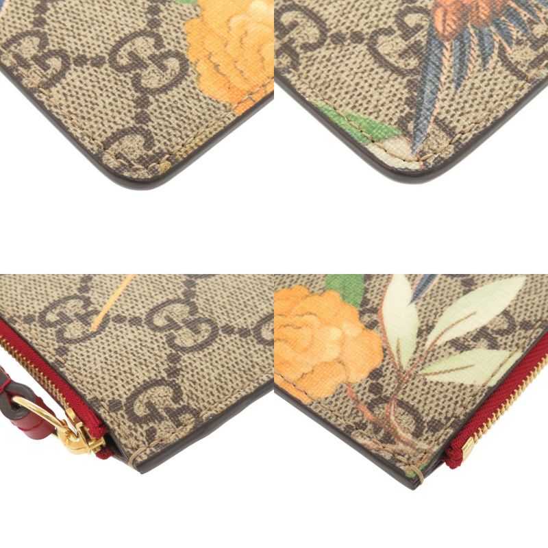 Gucci Tian GG Supreme 424898 Beige Coin Case 0188 Gucci