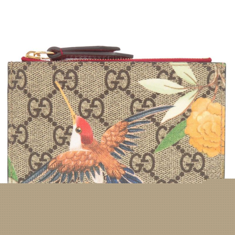 Gucci Tian GG Supreme 424898 Beige Coin Case 0188 Gucci