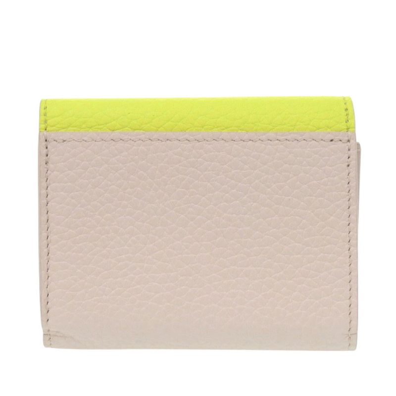 Louis Vuitton Portefeuille Capucines XS M80325 Taurillon Leather Yellow Beige
