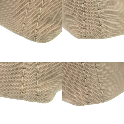 Prada Canapa Mini 1bg439 Canvas Beige Navy Tote Bag 0800 Prada
