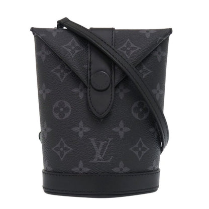 Louis Vuitton Envelope Pouch M11613 Monogram Eclipse Black Shoulder Bag Black