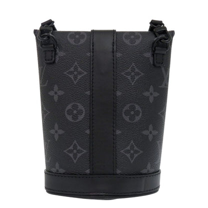 Louis Vuitton Envelope Pouch M11613 Monogram Eclipse Black Shoulder Bag Black