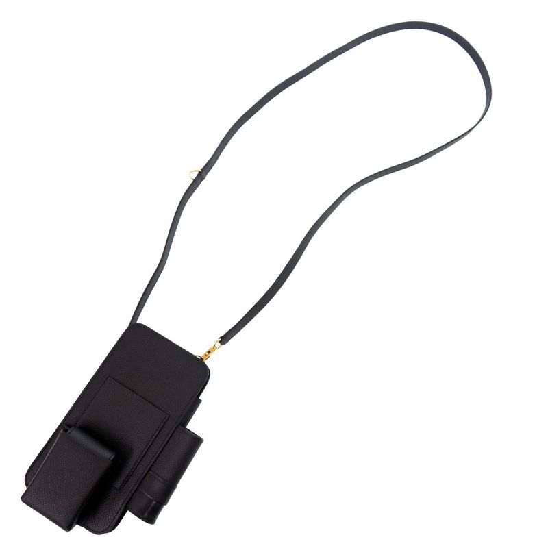 Hermes Way Phone Case Vaux Epson Black Gold Hardware U Engraved (made In 2022)