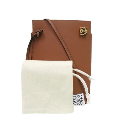 Loewe Dice Pocket Shoulder Bag Leather Brown 0649 Loewe