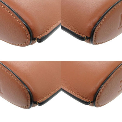 Loewe Dice Pocket Shoulder Bag Leather Brown 0649 Loewe