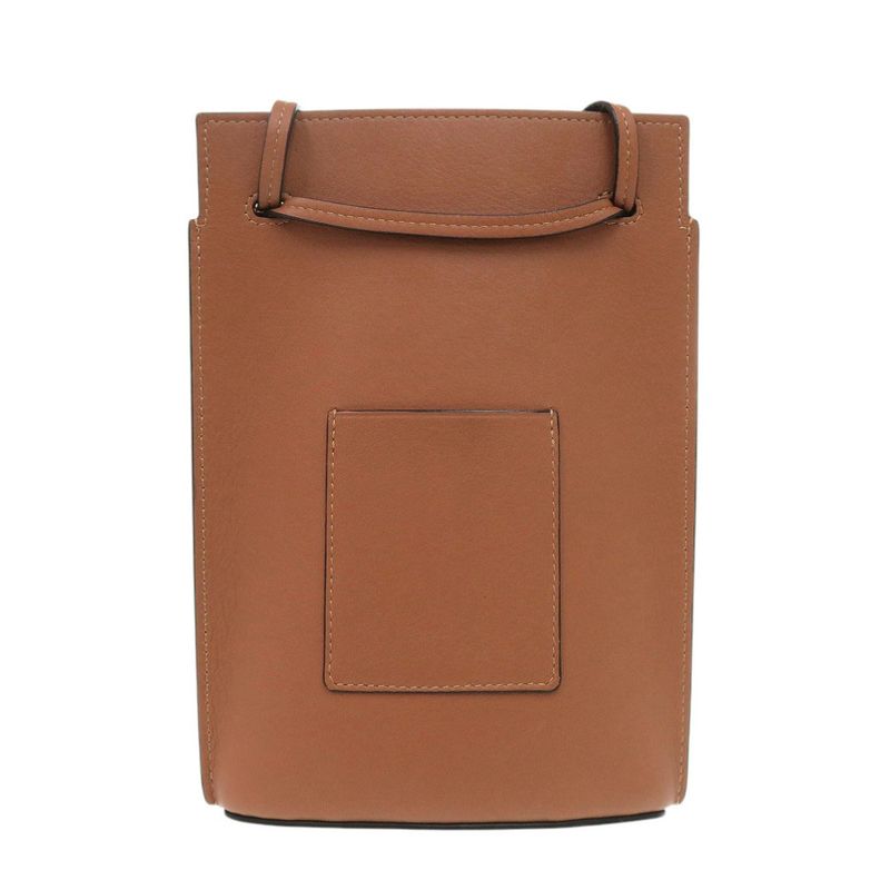 Loewe Dice Pocket Shoulder Bag Leather Brown 0649 Loewe