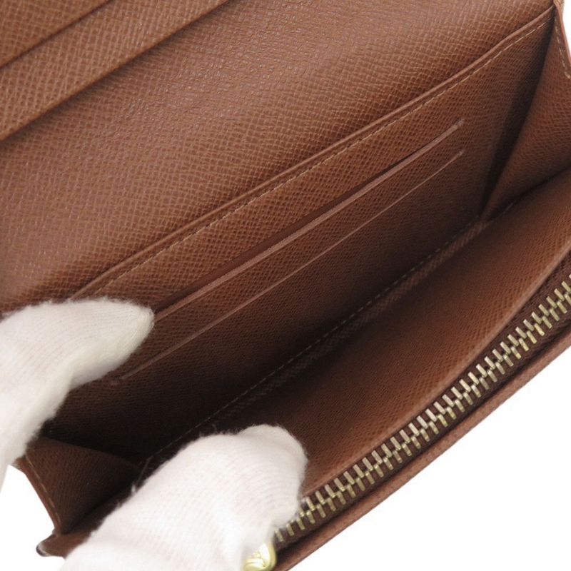 Non-stick Louis Vuitton Portomone Bier Tresor Monogram M61730 Brown Bifold