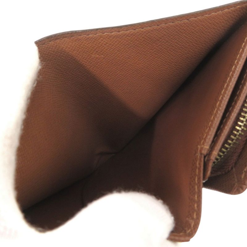 Non-stick Louis Vuitton Portomone Bier Tresor Monogram M61730 Brown Bifold