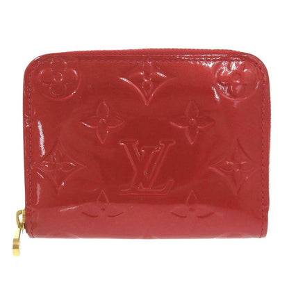 Louis Vuitton Zippy Coin Purse Monogram Vernis M93608 Red Coin Case LV 2263