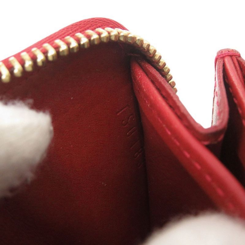 Louis Vuitton Zippy Coin Purse Monogram Vernis M93608 Red Coin Case LV 2263