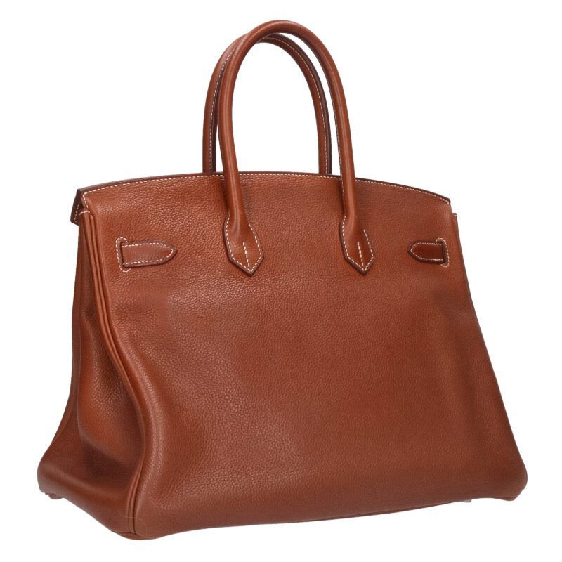 Hermes Birkin 35 A Stamp Svhardware Togo Gold Handbag Ladies 35
