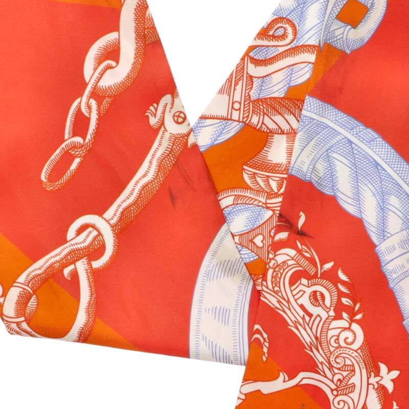 Hermes Maxi Twilly Della Cavalleria Silk Scarf Women's
