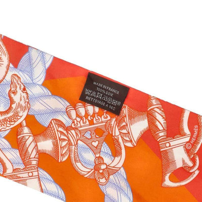Hermes Maxi Twilly Della Cavalleria Silk Scarf Women's