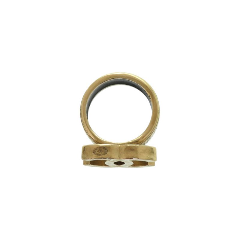 Chanel Coco Mark Metal Approx 12 Gold Ring 0796 Chanel