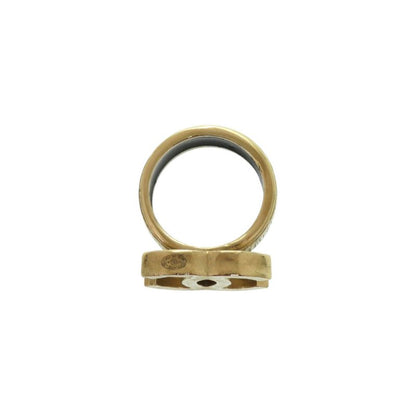 Chanel Coco Mark Metal Approx 12 Gold Ring 0796 Chanel