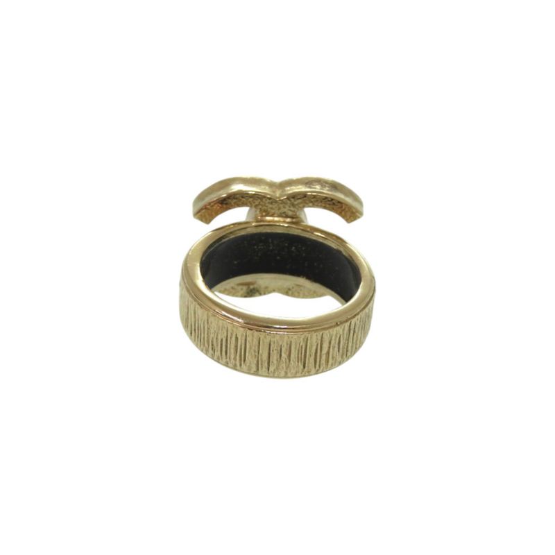 Chanel Coco Mark Metal Approx 12 Gold Ring 0796 Chanel