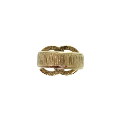 Chanel Coco Mark Metal Approx 12 Gold Ring 0796 Chanel
