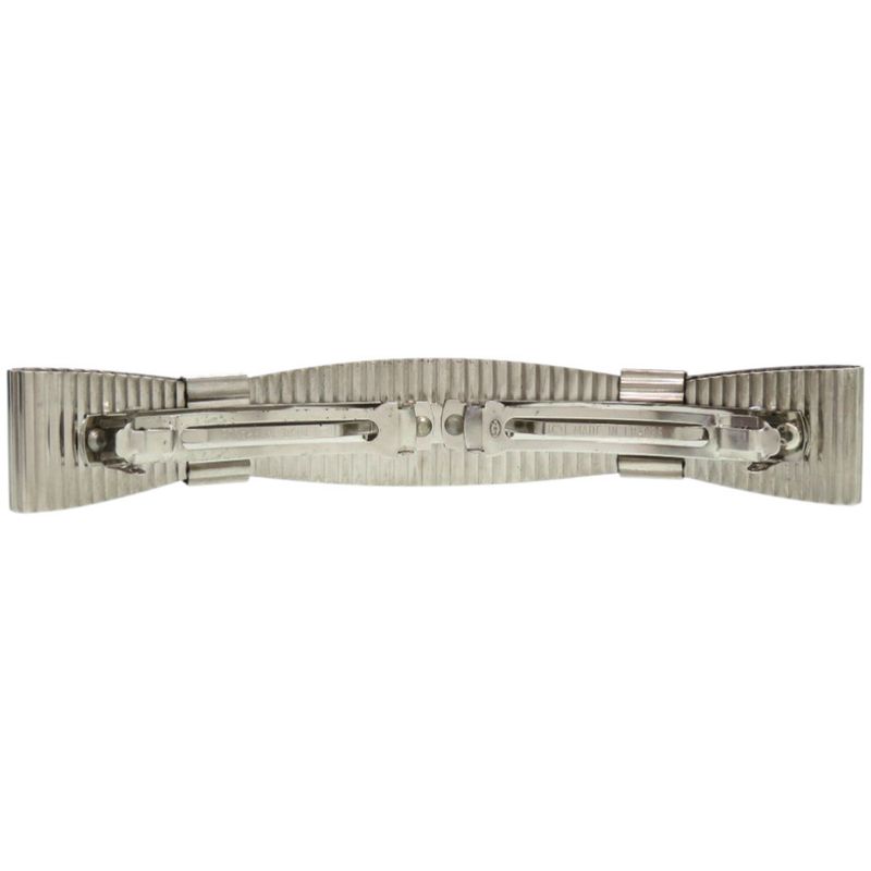 Chanel Coco Mark Metal Silver Barrette 0859 Chanel