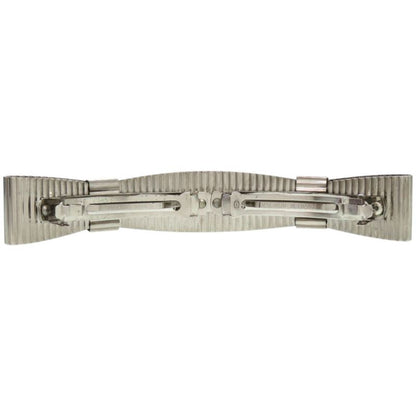 Chanel Coco Mark Metal Silver Barrette 0859 Chanel