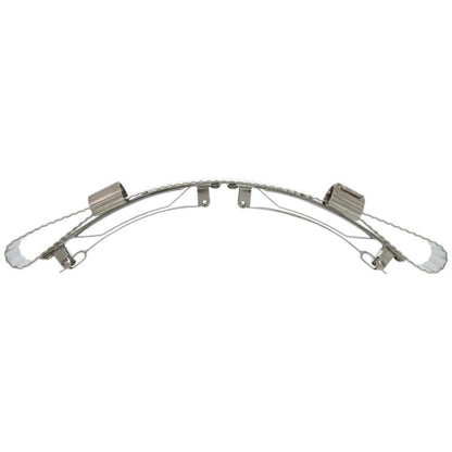 Chanel Coco Mark Metal Silver Barrette 0859 Chanel