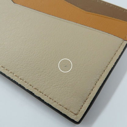 Loewe Puzzle Plain Card Holder Anagram Classic Calf Beige X Gold X