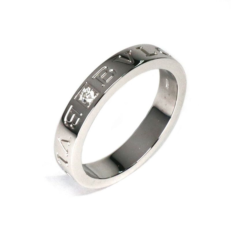 Bvlgari B-zero One Essential Band Ring Au750wg Diamond Ring No 18
