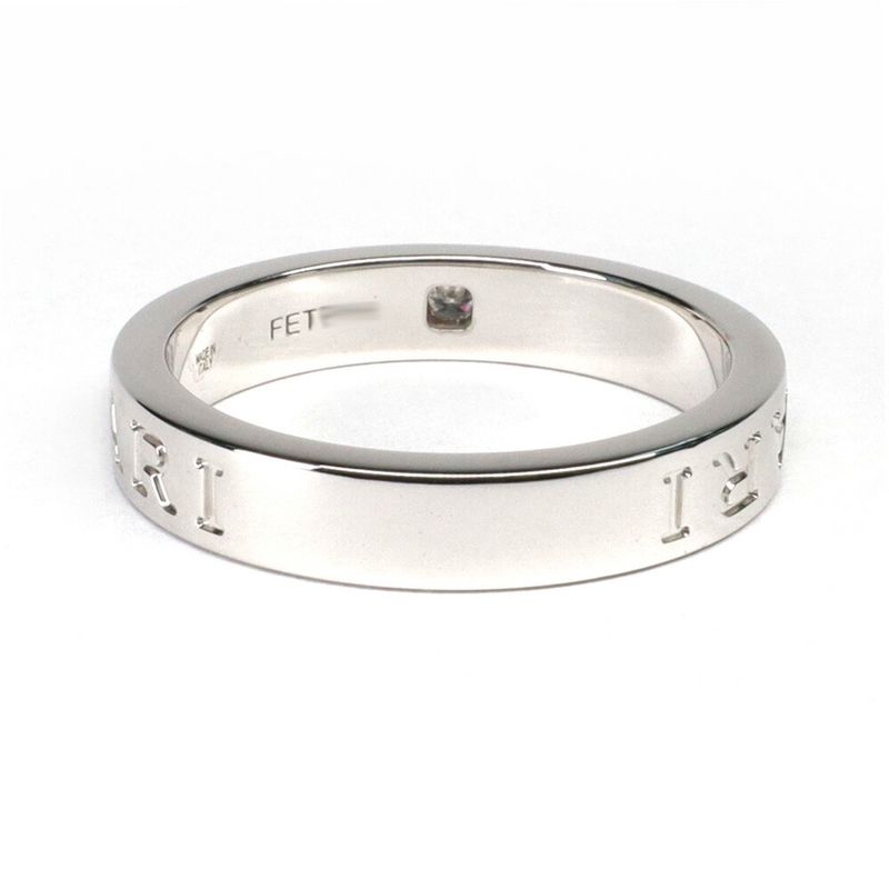 Bvlgari B-zero One Essential Band Ring Au750wg Diamond Ring No 18
