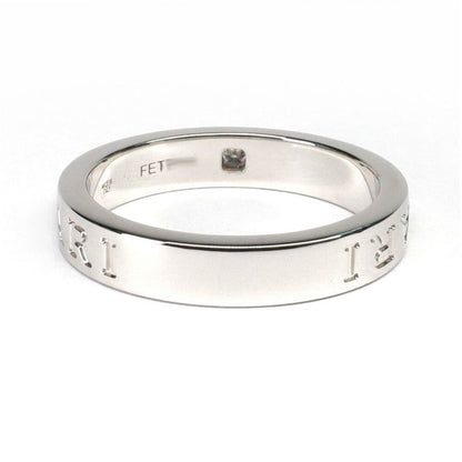 Bvlgari B-zero One Essential Band Ring Au750wg Diamond Ring No 18
