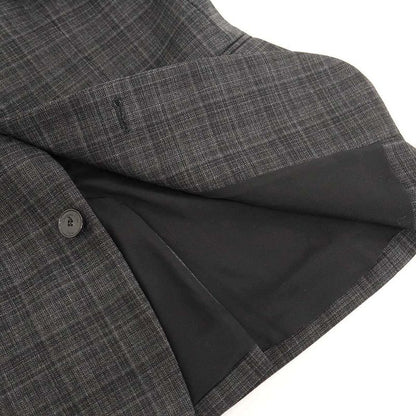 Christian Dior Wool Check 3B Jacket & Wool Check Slacks Pants Setup Suit