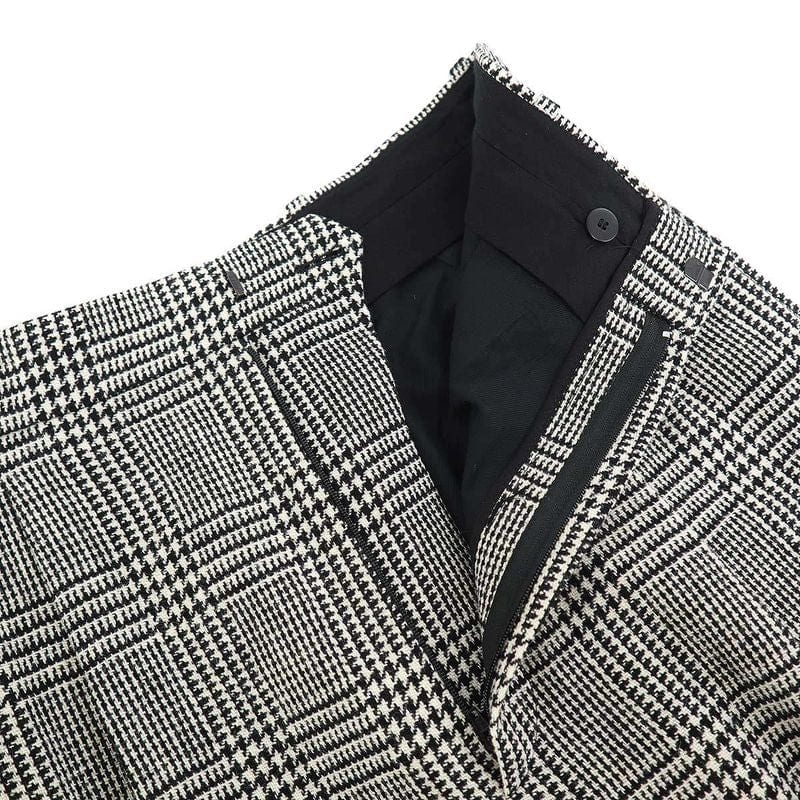 Christian Dior Wool Houndstooth 2B Jacket & Slacks Pants Setup 411v14a1376