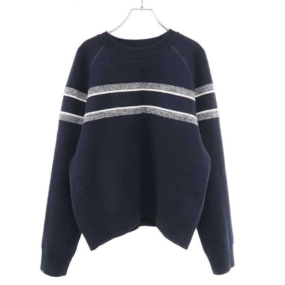 Christian Dior Oblique Reversible Knit Sweater Navy No Markings