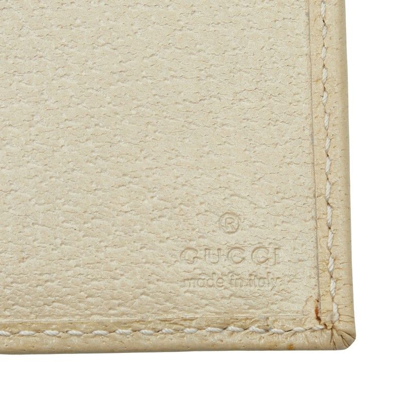 Gucci GG Canvas Sherry Line 181672 Beige Ivory Canvas Leather Women's Gucci