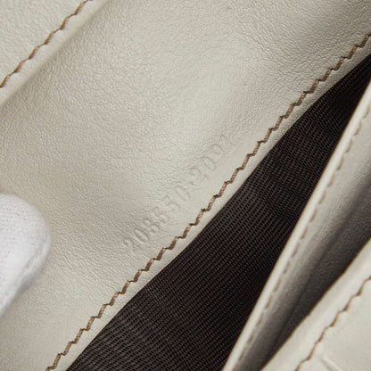 Gucci GG Canvas Heart 203550 Beige White Canvas Leather Women's Gucci