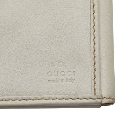 Gucci GG Canvas Heart 203550 Beige White Canvas Leather Women's Gucci
