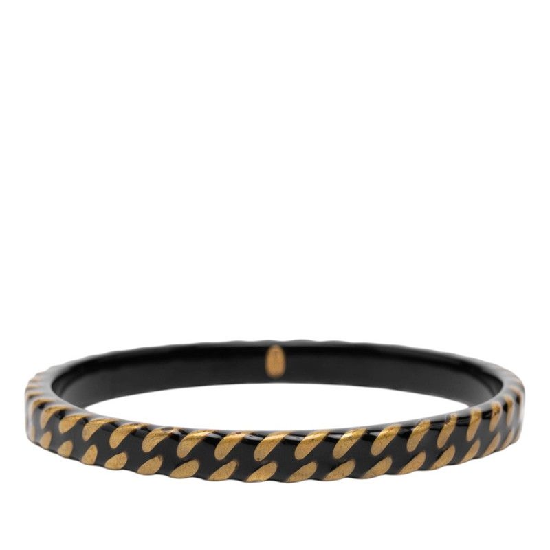 Chanel Vintage Gold Black Plated Ladies Chanel