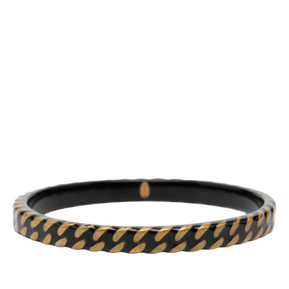 Chanel Vintage Gold Black Plated Ladies Chanel