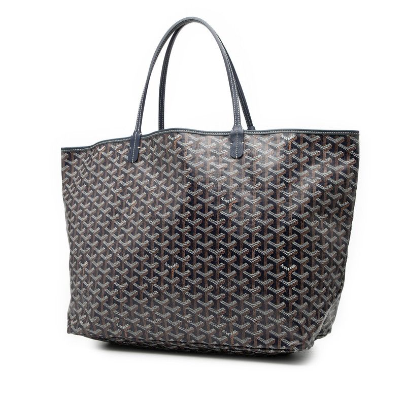 Goyard Saint Louis GM Chn020202 Navy PVC Leather Women's Goyard