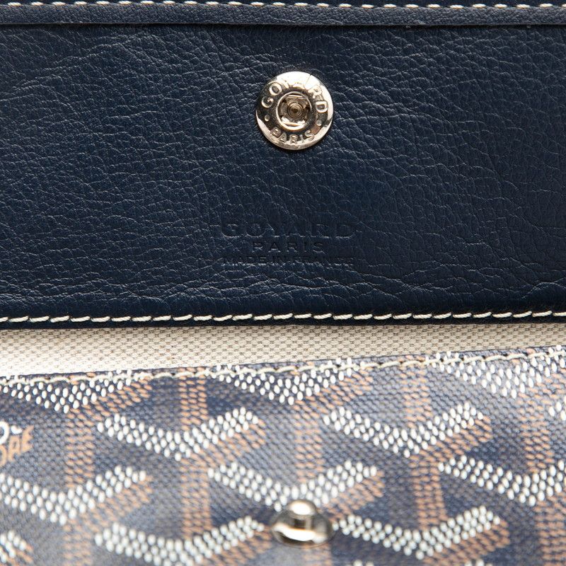 Goyard Saint Louis GM Chn020202 Navy PVC Leather Women's Goyard