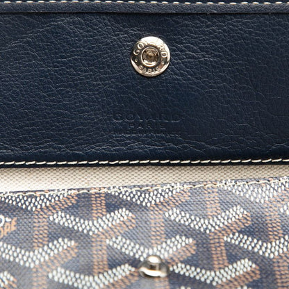 Goyard Saint Louis GM Chn020202 Navy PVC Leather Women's Goyard