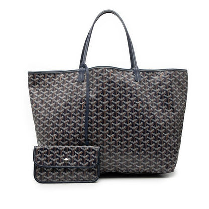 Goyard Saint Louis GM Chn020202 Navy PVC Leather Women's Goyard