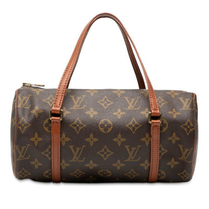 Louis Vuitton Monogram Papillon 26 Old Shape M51366 Brown PVC Leather Women's