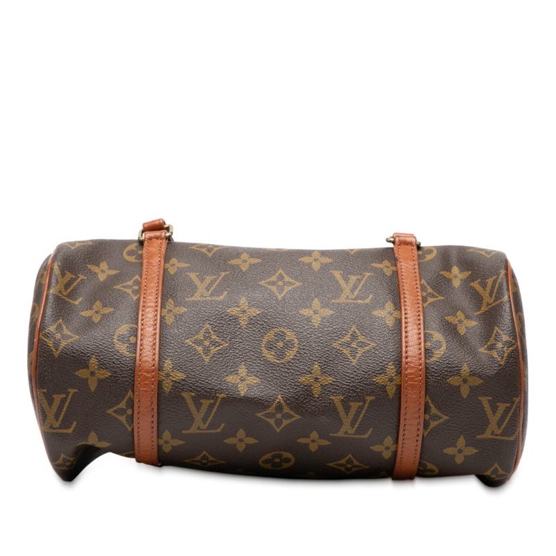 Louis Vuitton Monogram Papillon 26 Old Shape M51366 Brown PVC Leather Women's