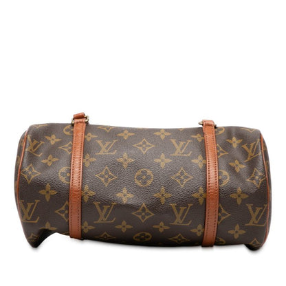 Louis Vuitton Monogram Papillon 26 Old Shape M51366 Brown PVC Leather Women's