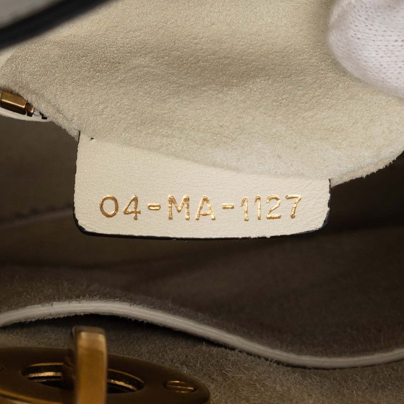 Dior Lady Dior Mini Niki De Saint Phalle Handbag Shoulder Bag 2WAY Off White