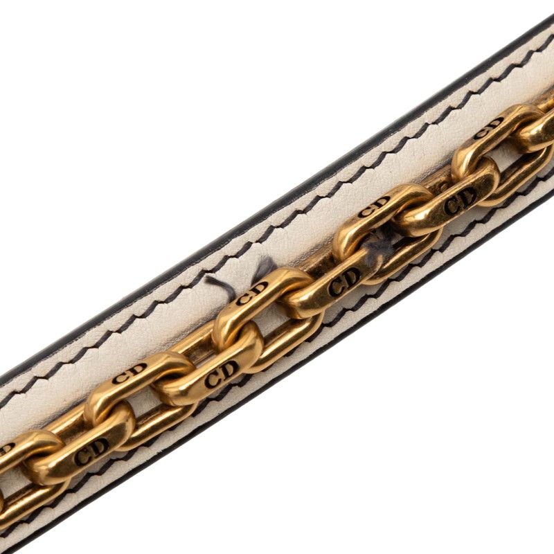 Dior Lady Dior Mini Niki De Saint Phalle Handbag Shoulder Bag 2WAY Off White