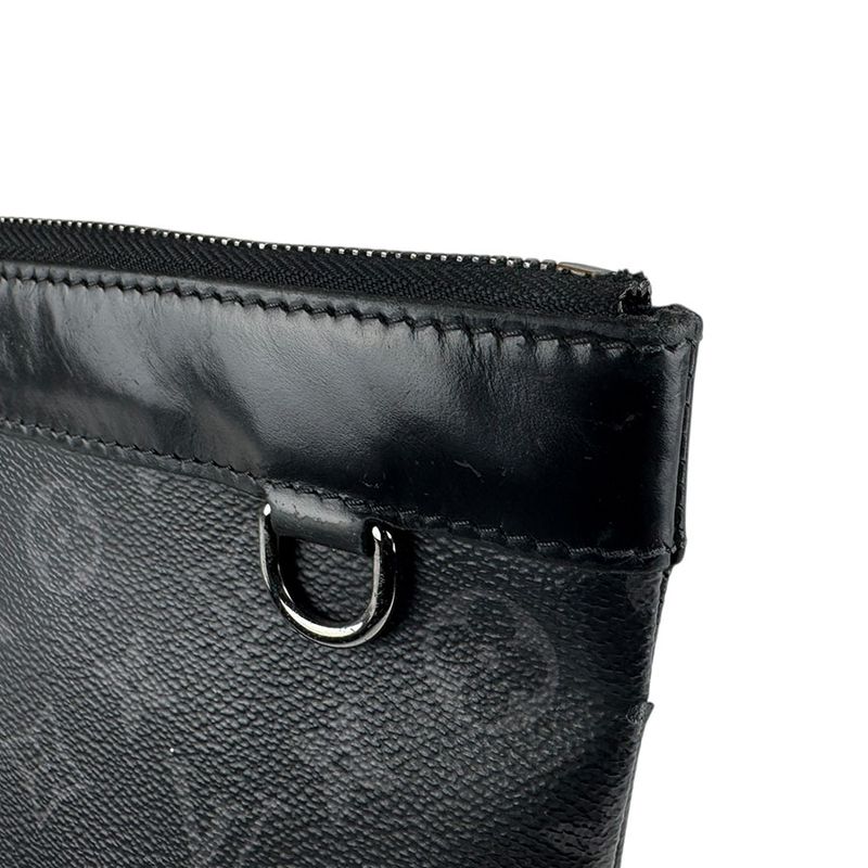 Louis Vuitton Clutch Bag Monogram Eclipse Pochette Discovery M62291