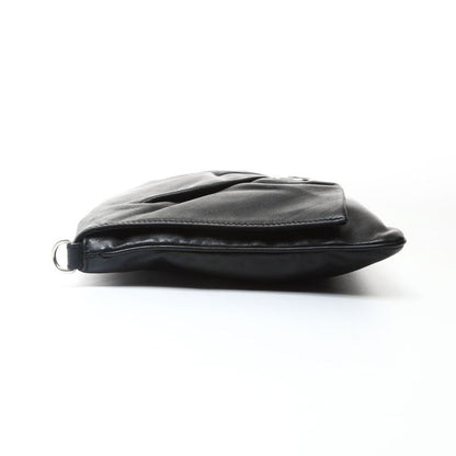 Fendi Shoulder Bag Bucket 2-Way Leather Clutch