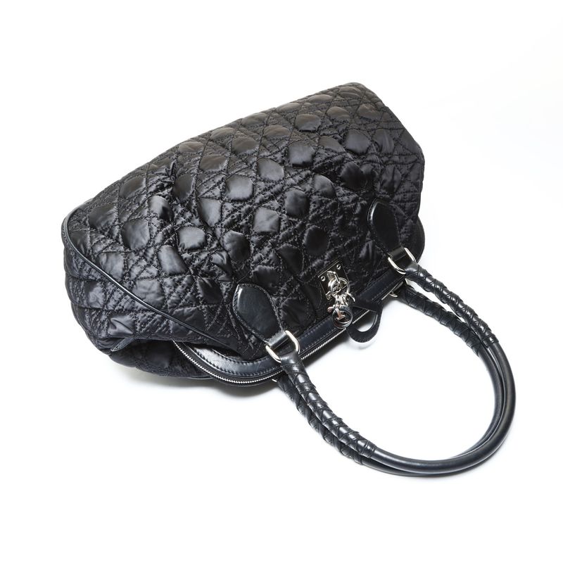Dior Shoulder Bag Nylon Cannage la Oblique
