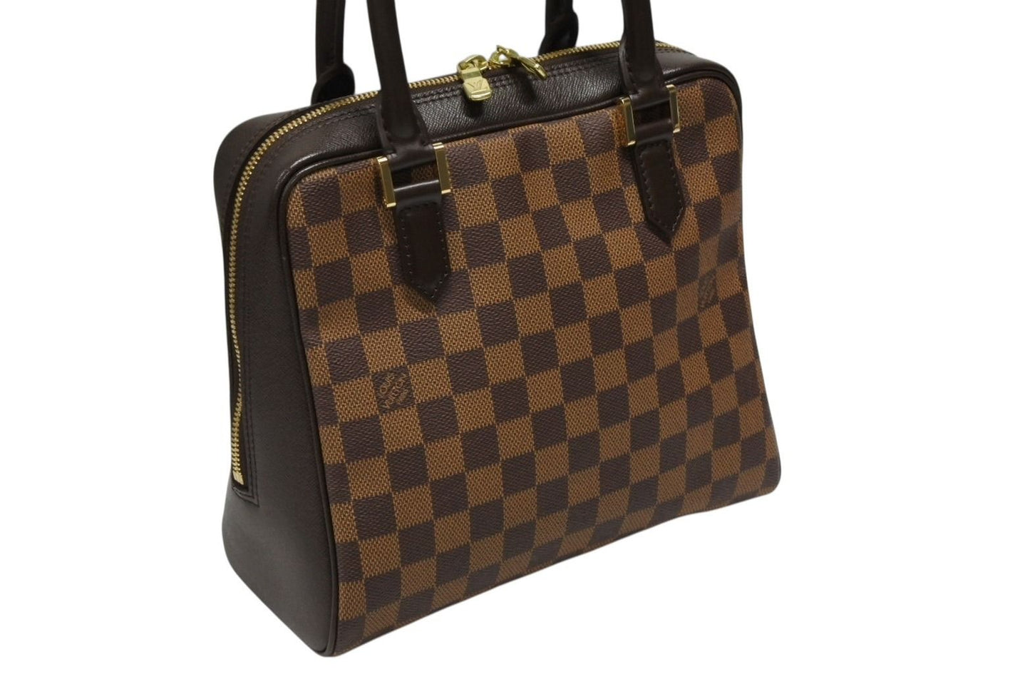 Louis Vuitton Handbag Brera Damier Ebene Gold Brown — view 4